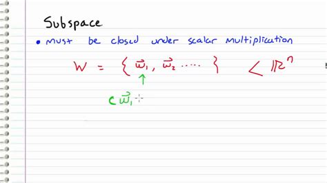 Linear Algebra - 12 - Subspaces - YouTube