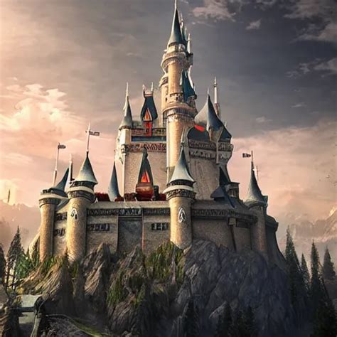 an epic castle, cinematic, 4 k, scene, photorealistic | Stable Diffusion