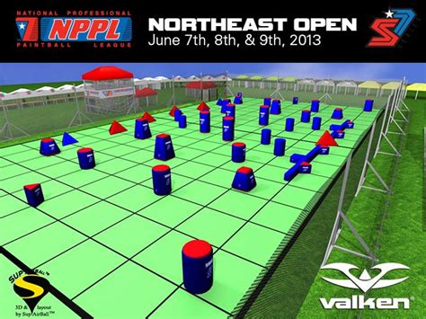 NPPL North East Open 2013 one of the final layouts before the NPPL ...