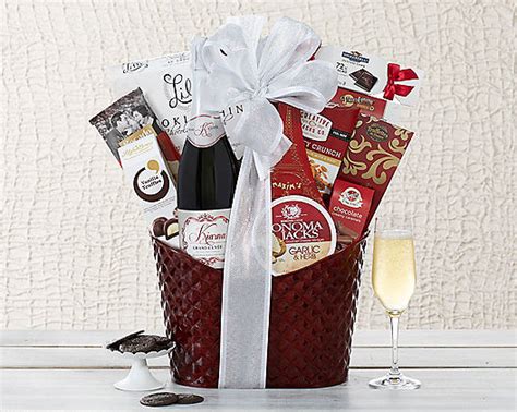 California Sparkling Wine Gift Basket at Gift Baskets Etc