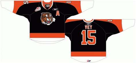 Medicine Hat Tigers Uniform - Road Uniform - Western Hockey League (WHL ...