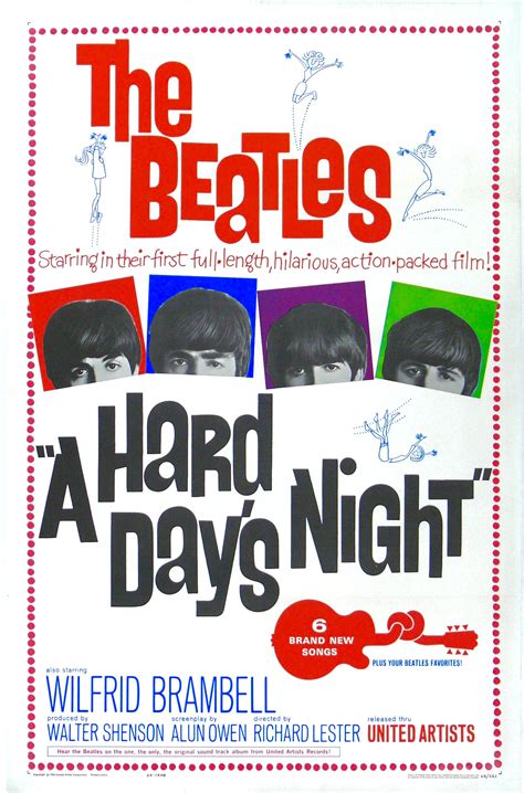 THE BEATLES A HARD NIGHT DAY'S