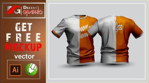 Free 3D T-Shirt Editable Mockup Design in Adobe Illustrator & CorelDraw ...