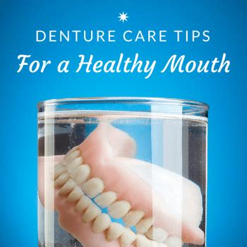 Denture Care Tips for a Healthy Mouth