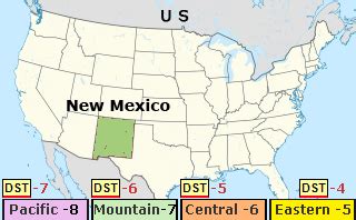 Time Zone Map New Mexico – Get Map Update