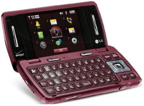 Verizon - LG Env3 VX9200 (Maroon) Flip Out Qwerty Cellular Phone ...