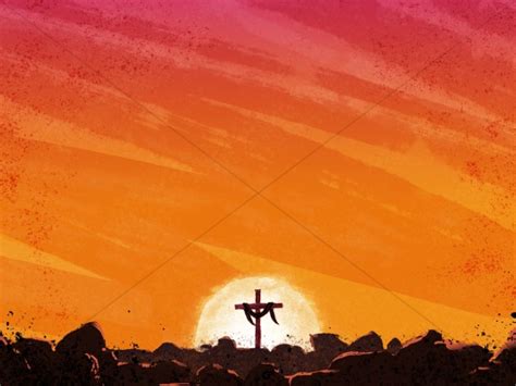 Easter Cross Sunrise Worship Background | Clover Media