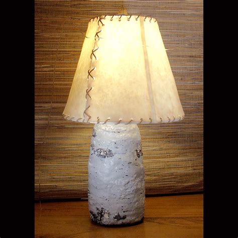 Faux birch lamp | I used a Goodwill lamp base from a friend … | Flickr