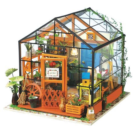 DIY Miniature Model Kit: Gracie's Greenhouse - Walmart.com