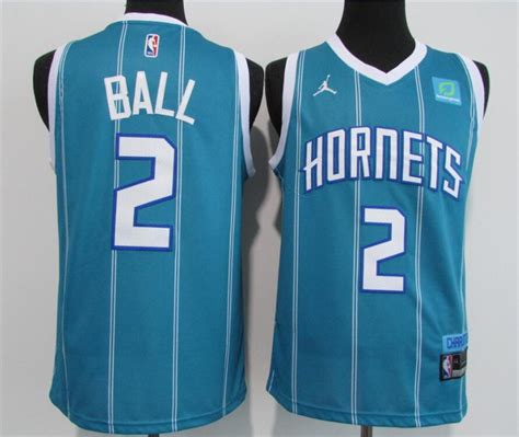 Hornets 2 LaMelo Ball Blue 2020 21 City Edition Swingman Jersey