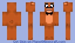 Freddy Fazbear Minecraft Skin