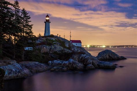 Lighthouse Park at night - null | Lighthouse, Park, Night