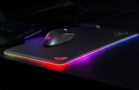 Asus' RGB Mouse Pad Doubles as a Wireless Charger | Tom's Guide