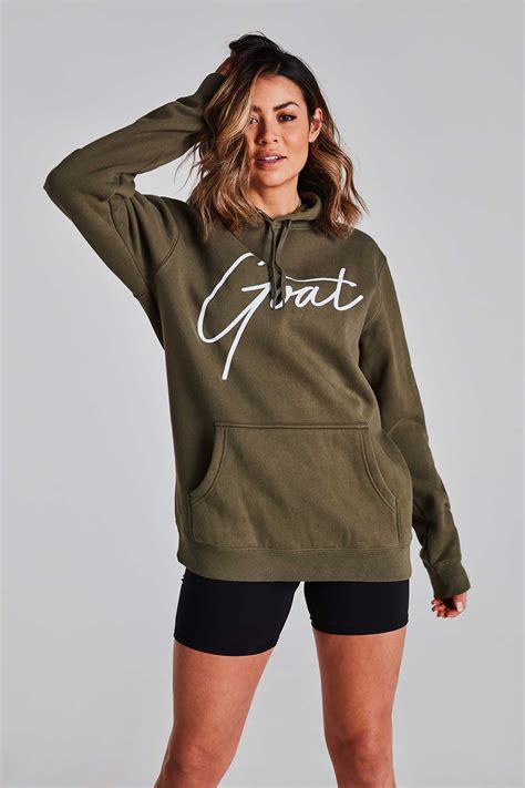 Khaki GOAT Signature Hoodie | Goat The Label | Reviews on Judge.me