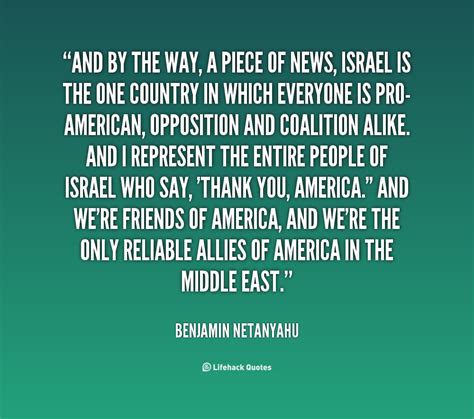 Benjamin Netanyahu Quotes On America. QuotesGram