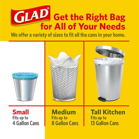 13 gallon trash bag size will make you satisfied