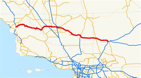 California State Route 58 - Wikipedia - Taft California Map | Printable ...