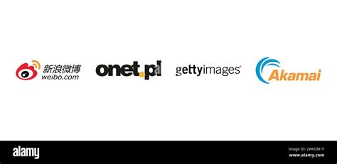 Akamai, Onet, Getty Images, Weibo. Vector illustration, editorial logo Stock Vector Image & Art ...