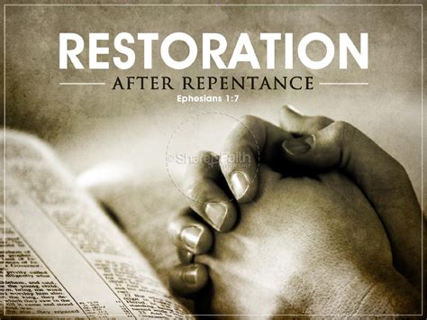 Restoration Christian PowerPoint Template | Clover Media