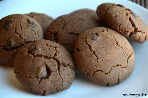 Whole Wheat Chocolate cookies | YourHungerStop