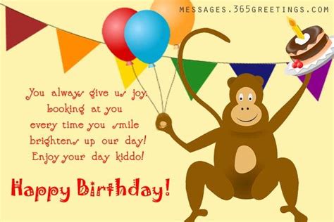 Birthday Wishes for Kids - 365greetings.com | Funny happy birthday wishes, Funny birthday ...