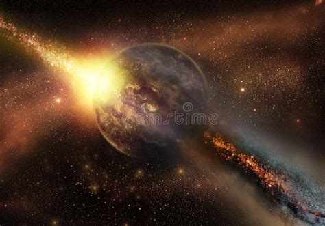 Space armageddon stock photo. Image of orbit, universe - 33212480