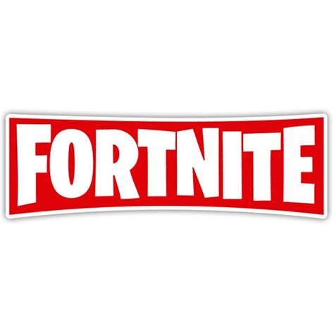 Sticker Fortnite red logo | MuralDecal.com