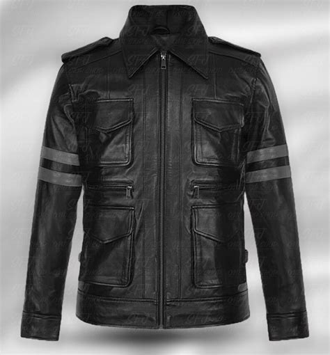 Leon Kennedy Resident Evil 6 Leather Jacket, 100% Genuine CHOWHIDE Leon ...