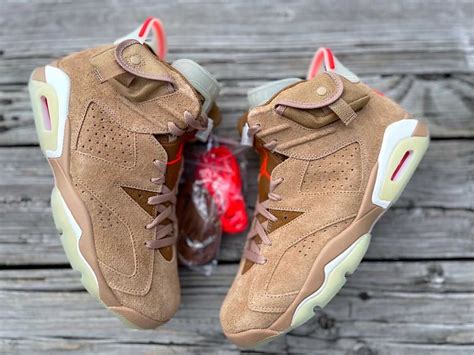 Travis Scott Air Jordan 6 British Khaki DH0690-200 Release Date - SBD