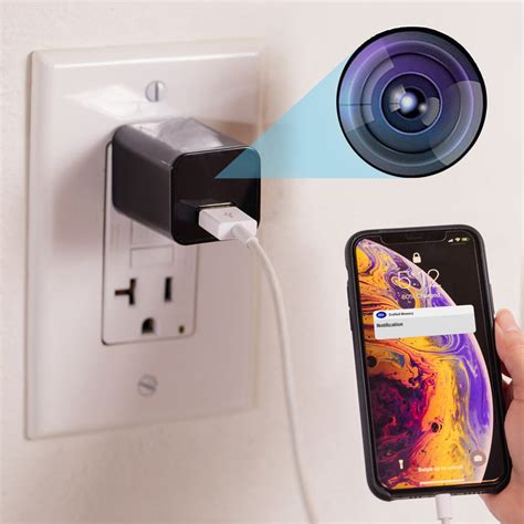 Smart Discreet USB Charger Security Camera,Wall Charger WiFi Spy Cam – Aroflit