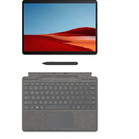 Microsoft Surface Pro 8/X Signature Keyboard (Platinum Alcantara ...