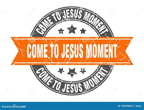 Come-to-jesus moment stamp stock vector. Illustration of vignette ...