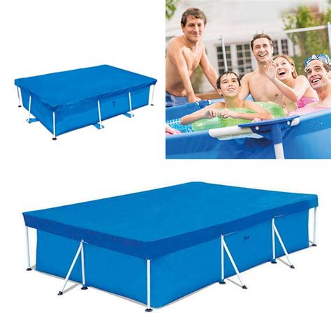 Buy panthem Rectangular Pool Cover, Frame Swimming Pool Cover, Above Ground Rainproof Dust Cover ...