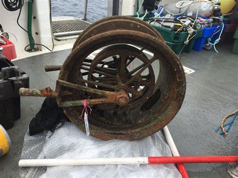 Telegraph from WWI Lusitania Shipwreck Hauled Up from the Deep | Live Science