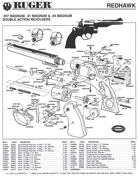 Exploded View Of Ruger Single Six