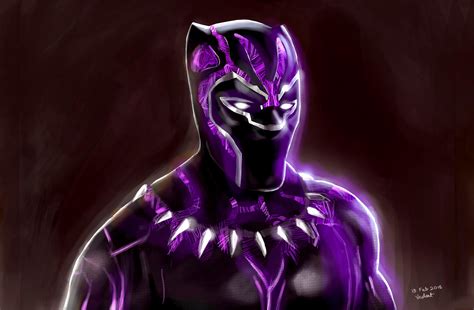 Black Panther Fan Art - Digital Painting | Black panther marvel, Black panther, Marvel