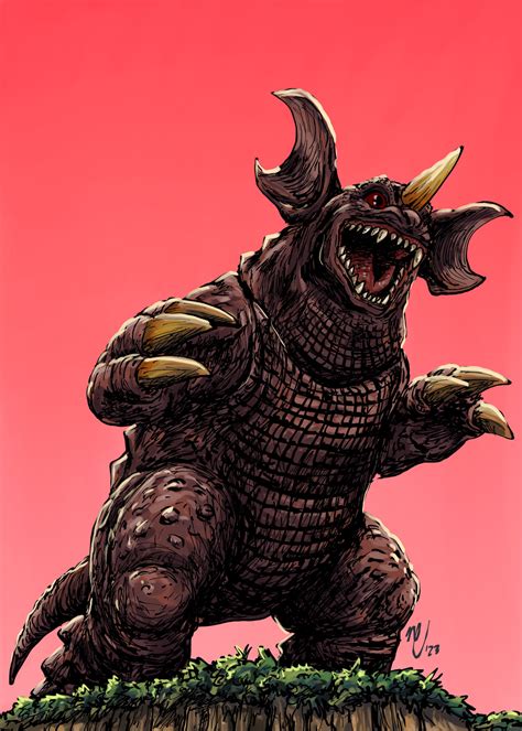 Baragon 2001 by Zetroczilla on DeviantArt