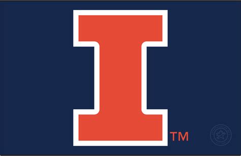 Illinois Fighting Illini Logo - Primary Dark Logo - NCAA Division I (i ...