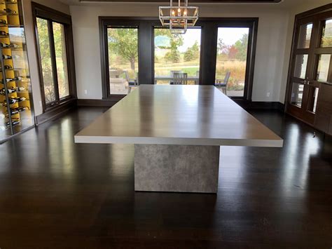 Large Modern Dining Table – Zongkers Custom Woods, inc