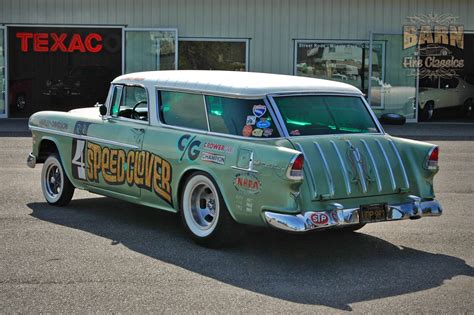 1955, Chevrolet, Chevy, Nomad, Belair, Gasser, Pro, Stocl, Drag, Dragster, Race, Racing, Vintage ...