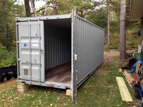 20 ft container converted into a shed — Super Cubes