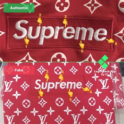 How To Spot Fake Supreme X Louis Vuitton Box Logo Hoodies