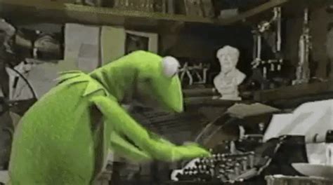 Kermit Fast Typing GIF | GIFDB.com