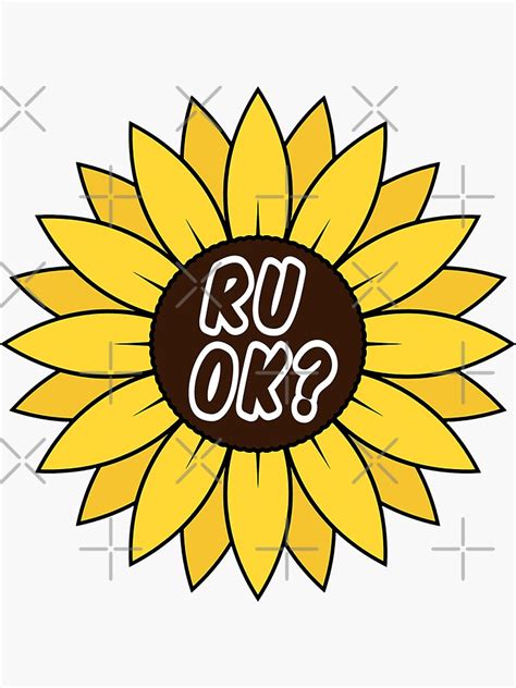 "RUOK?" Sticker for Sale by KoalaBox | Redbubble