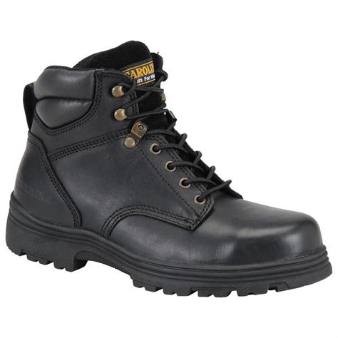 Men's Carolina® SVB 6" Steel Toe EH Work Boots, Black - 227387, Work ...