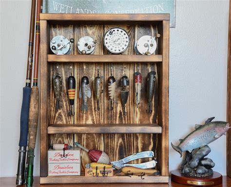 Fishing Lure Display Case, Fishing Reel Display, Fishing Shadow Box - Etsy | Fishing lures ...