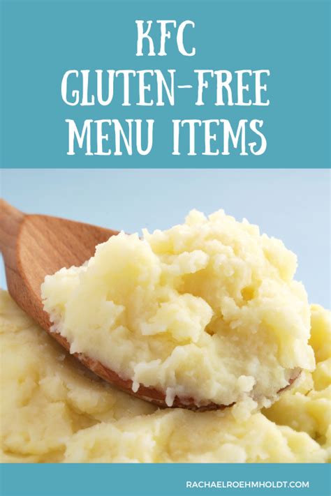 KFC Gluten-free Menu Items - Rachael Roehmholdt