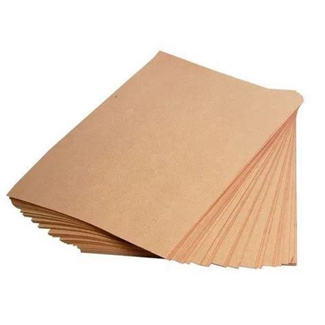 300 GSM Brown Kraft Paper Sheet, Packaging Type: Packet at Rs 38/kg in Vapi