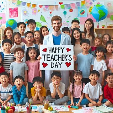 Happy Teachers Day My Cute Teacher Background, Happy Teacher S Day, Cute Teacher, Teacher S Day ...