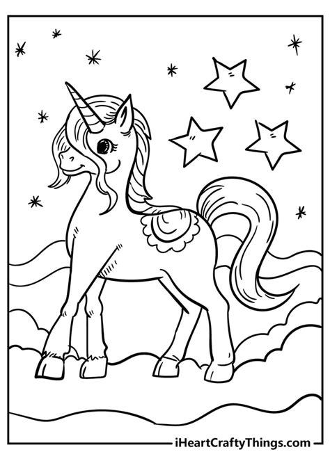 Adult Coloring Pages Unicorn